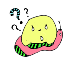 Life of a strange dog fluffy sticker #1803328