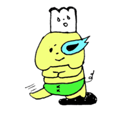 Life of a strange dog fluffy sticker #1803336