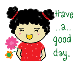 Cute vintage women sticker #1803522