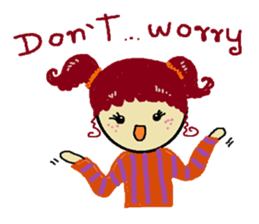 Cute vintage women sticker #1803532