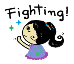 Cute vintage women sticker #1803535