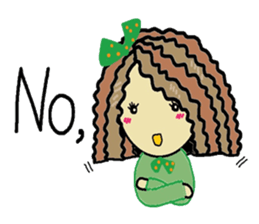 Cute vintage women sticker #1803550