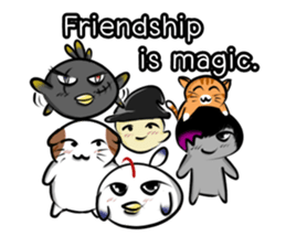 Pojam Fat cat and Friends (Inter) sticker #1804240