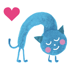 Blue Cat Thanks