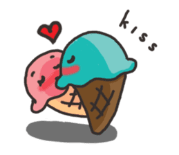 Ice-cream Couple sticker #1804667