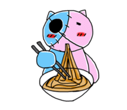 Cute zombie doll sticker #1804758