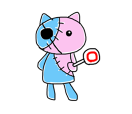 Cute zombie doll sticker #1804759