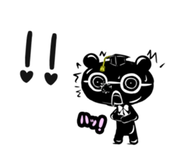 Black bear teacher  vol.1 sticker #1804870