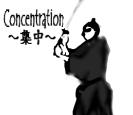 Sticker of ninja and samurai sticker #1804897