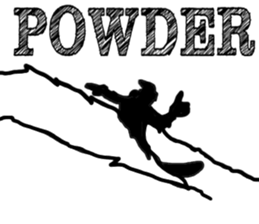 SNOWBOARDING Silhouette sticker #1805096