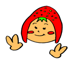 strawberry girls sticker #1805248