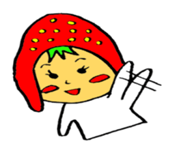 strawberry girls sticker #1805249