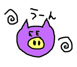 Bu-chan colorful sticker #1805842