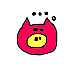 Bu-chan colorful sticker #1805856