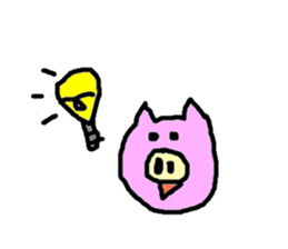 Bu-chan colorful sticker #1805861