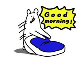 Shout of the white bear(English ver.) sticker #1805881