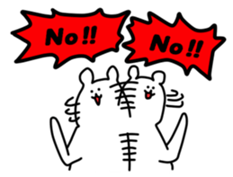 Shout of the white bear(English ver.) sticker #1805886