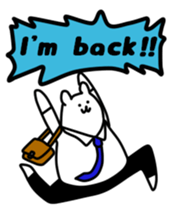 Shout of the white bear(English ver.) sticker #1805887