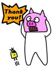 Shout of the white bear(English ver.) sticker #1805890