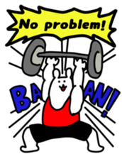 Shout of the white bear(English ver.) sticker #1805892