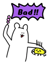 Shout of the white bear(English ver.) sticker #1805894