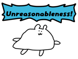 Shout of the white bear(English ver.) sticker #1805899