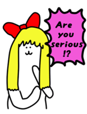 Shout of the white bear(English ver.) sticker #1805910