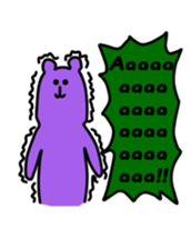 Shout of the white bear(English ver.) sticker #1805914