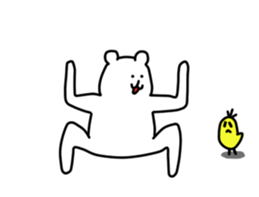 Shout of the white bear(English ver.) sticker #1805916