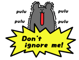 Shout of the white bear(English ver.) sticker #1805917