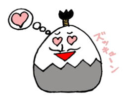 samurai egg sticker #1805965