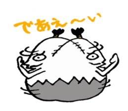 samurai egg sticker #1805967