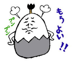 samurai egg sticker #1805971