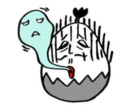 samurai egg sticker #1805983