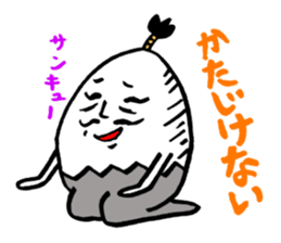 samurai egg sticker #1805992