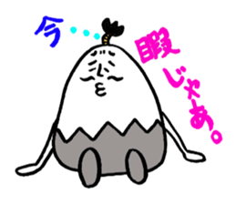 samurai egg sticker #1805993