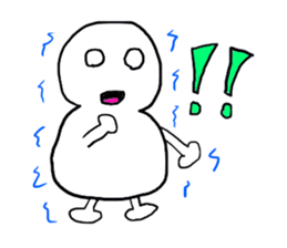 Small snowman. sticker #1806653