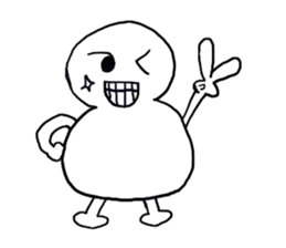 Small snowman. sticker #1806655