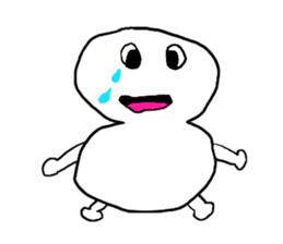 Small snowman. sticker #1806657