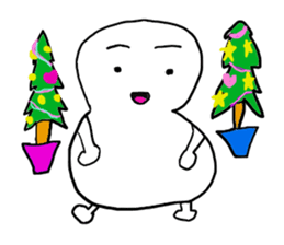 Small snowman. sticker #1806659