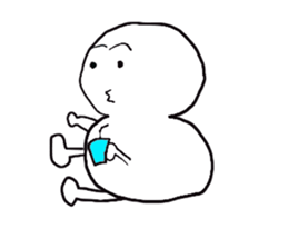 Small snowman. sticker #1806660