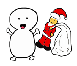 Small snowman. sticker #1806661