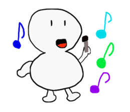 Small snowman. sticker #1806663