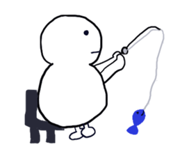 Small snowman. sticker #1806665