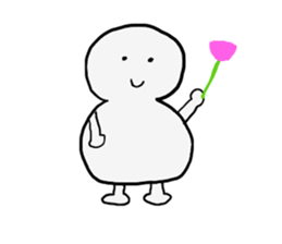 Small snowman. sticker #1806670