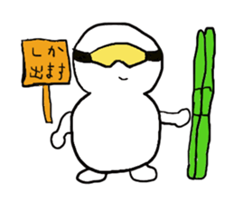 Small snowman. sticker #1806673