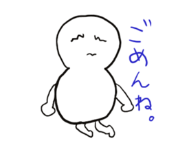 Small snowman. sticker #1806674