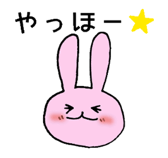pretty rabbit Usatan sticker #1807033