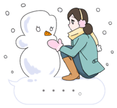 FUCHICO ON THE CUP (WINTER Edition) sticker #1807381