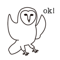 barn owl and friends sticker #1807761
